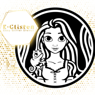 SVG cutting file of Princess Rapunzel - Tangled