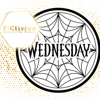 SVG cutting file of Wednesday Addams Web