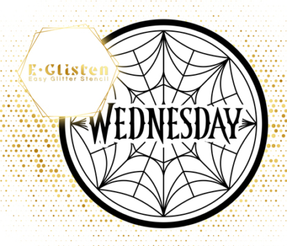 SVG cutting file of Wednesday Addams Web
